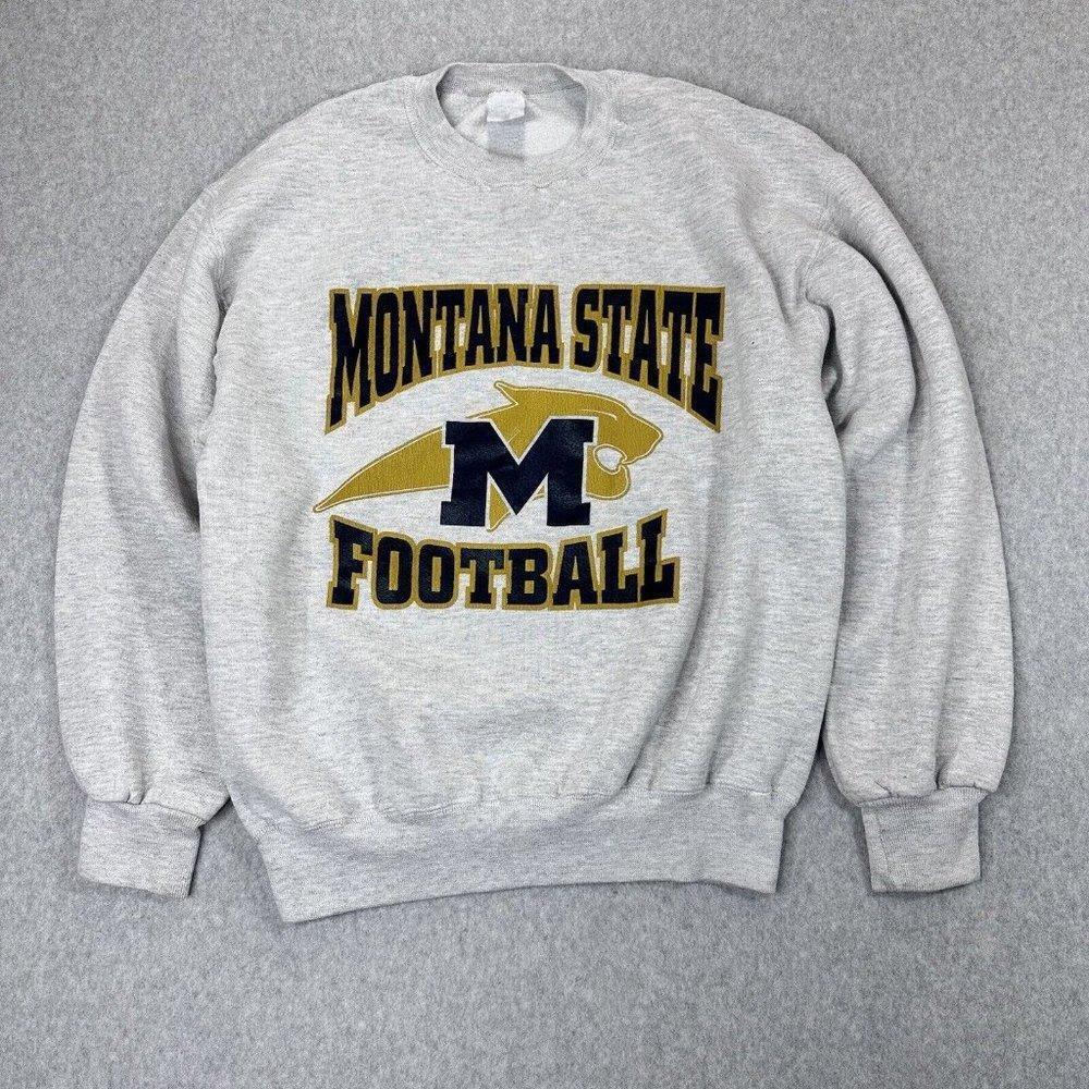 Y2K Montana State Football Crewneck Sweatshirt Athletic